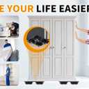 New Upgrade Furniture Sliders, Furniture Movers with Wheels, Furniture Lift Mover Tool Set with 360 Rotatable Wheels, Furniture Dolly for Moving Heavy Duty Sofa, Bed, Load Capacity Up to 600lb