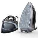 Sundu Steam Iron for Clothes with Rapid Heating Ceramic Coated Soleplate, 1500W with Precise Thermostat Dial, Self-Cleaning, Auto-Off, 44oz Water Tank for Home Clothes Ironing Use,Space Black