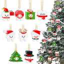 Shellwei 36 Pcs Christmas Dentist Gifts Tooth Hanging Ornaments for Christmas Tree Decorations Teeth Hanging Ornaments for Dentist Dental Assistant Hygienist Coworker Staff Gifts Decor