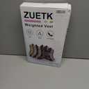Weighted Vest, 6lb/8lb/12lb/16lb/20lb/25lb/30lb Weight Vest with Reflective Stripe, Weighted Vest for Men Women Workout Equipment for Strength Training, Running, Jogging, Fitness, Weight Loss (PU-Silver)