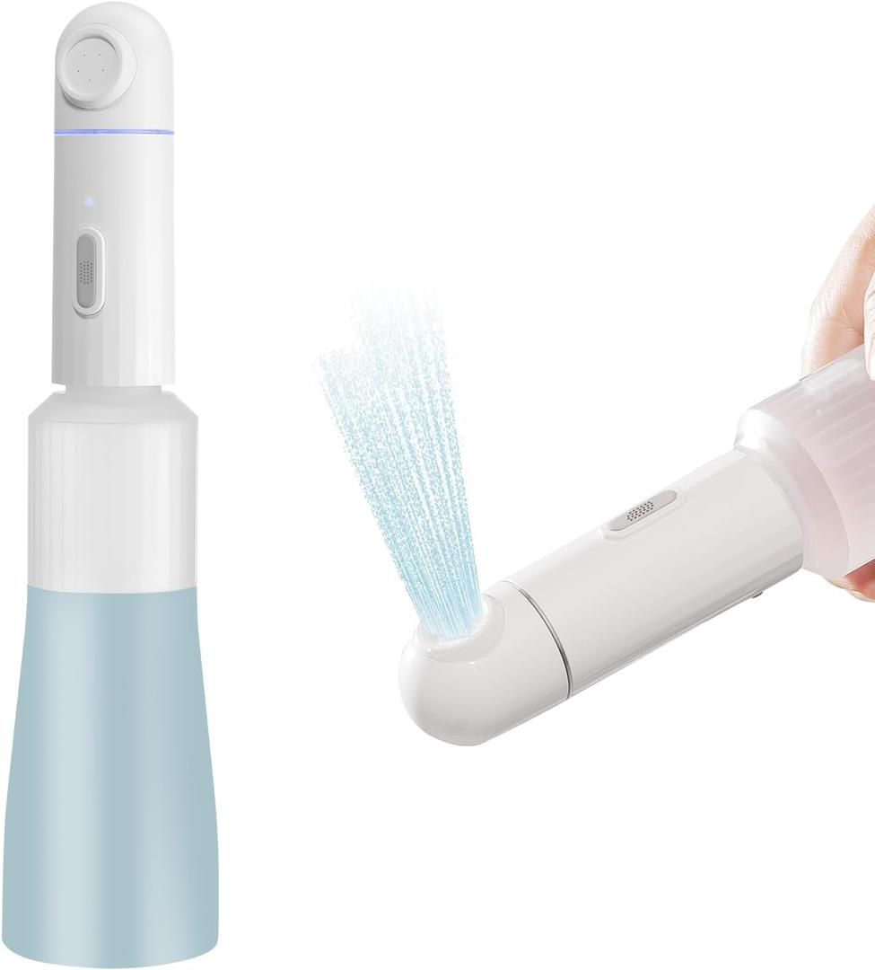 Portable Bidet, Peri Bottle with 350ML Water Bottle, 2 Modes Rechargeable Electric Bidet for Travel, Women Men Handheld High Pressure Sprayer Toilet Attachment