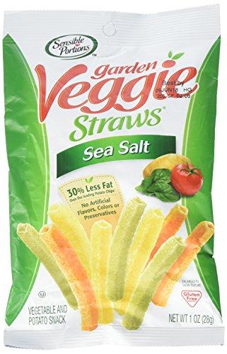 Sensible Portions Garden Veggie Straws, Sea Salt Pack of 24, BB Date 11/12/2025
