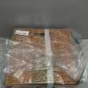 UBBCARE 3 Pack Wicker Basket, 11L11H10.5W inch Woven Paper Rope Storage Baskets for shelves, Foldable Cube Storage bin with Handle, Storage Basket for Organizing & Decor,Caramel