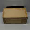 6ft Pop Up Prelit Christmas Tree with Remote, Collapsible pre lit Artificial Christmas Tree with Already Decorated Pull Up 100 White Lights Red&Gold Ribbon, Bows for Christmas Holiday Party Decor