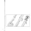 Juvale House Flag Pole Kit, Outdoor Wall Mounted Metal Flag Holder and Pole Set (6 Feet)