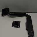 monTEK Single Monitor Arm with USB for Max 45 Inch Ultrawide Screens Adjustable Monitor Desk Mount Holds 35 Lbs Cable Management with C Clamp/Grommet Desk Mount, VESA 75/100mm, MA1007UCBK