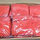 Newwiee 100 Pcs Spandex Chair Covers Bulk - Stretch Folding Flat Front Fitted Universal Chair Protector Pack Removable Washable for Wedding Party Dining Banquet Event (Red)