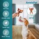 Bacon Flavor Gorilla Dog Chew Toy for Medium & Large Breed Dogs, Indestructible Durable Long Lasting 100% Nylon Dog Chew Toy for Aggressive Chewers - Dogs Toys to Keep Them Busy