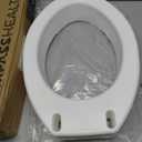 Carex Toilet Seat Riser, Elongated Raised Toilet Seat Adds 3.5 inches to Toilet Height, for Assistance Bending or Sitting, 300 Pound Weight Capacity Toilet Riser