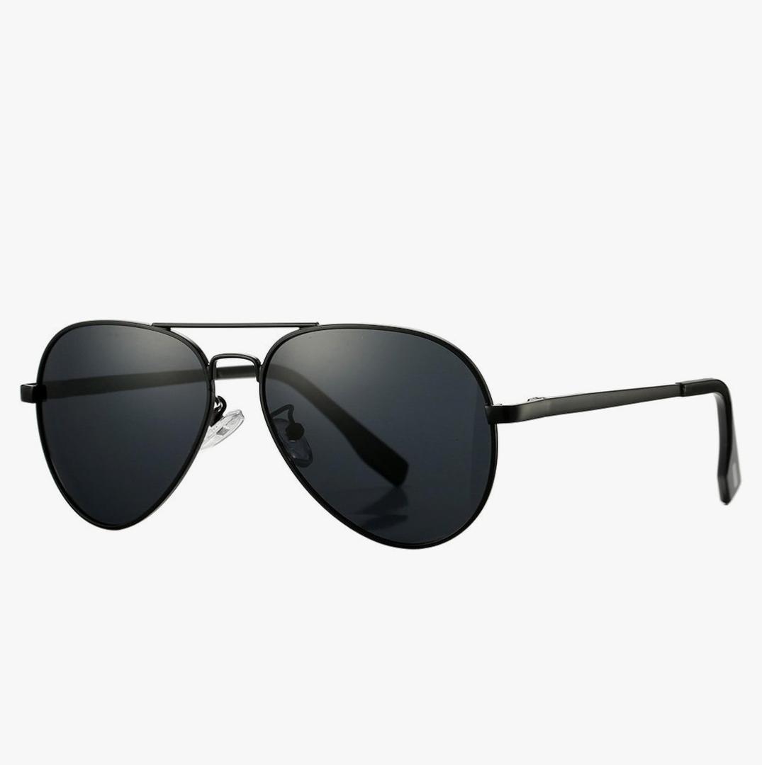 COASION Polarized Aviator Sunglasses for Juniors Small Face Women Men Vintage UV400 Protection Shades