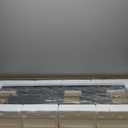 50" Electric Fireplace Wall Mounted and Recessed with Remote Control, 750/1500W Ultra-Thin Wall Fireplace Heater W/Timer Adjustable Flame Color and Brightness, Log Set & Crystal Options