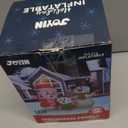 JOYIN Christmas Inflatables Snowman Family Outdoor Decorations, Xmas Inflatable Snowman Family with Build-in LEDs, Blow Up Yard Christmas Decoration for Xmas Party Outdoor Yard Garden Lawn Decor