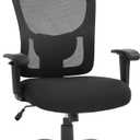 Office Chair Ergonomic Desk Chair Comfy: 400LBS Mesh Computer Chair Ergonomic Gaming Chairs with Wheels Adjustable Lumbar Support and Flip up Armrest-Swivel Executive Chairs Long Hours(Black)