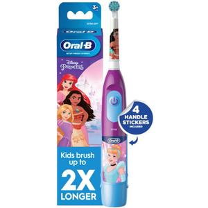Oral-B Kid's Battery Toothbrush Featuring Disney Princess, for Kids 3+ (1 Count (Pack of 1))