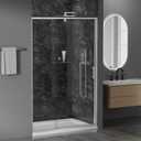 38-42" W x 71" H Pivot Glass Shower Door, Pivot Shower Door with 1/4"(6mm) Clear Glass, Brushed Nickel