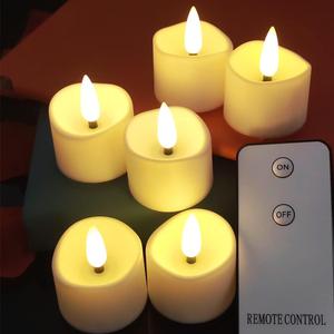 12 Pack Realistic and Bright Flickering Battery Operated Flameless LED Tea Lights Candles Remote,tealight Candles for Holiday, Weddings, Birthdays,Halloween,Christmas(Warm White)