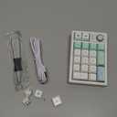 KEYCOOLK19 Gasket Creamy Mechanical Numpad Programmable Macro Keypad Wireless 2.4G/Bluetooth 5.0/Wired USB-C RGB Backlit Hot Swappable Number Pad Rechargeable Numeric Keyboard Metal Knob for Win/Mac