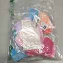 Non Slip Grip Ankle Baby Socks 12 Pack for Toddler Boys and Girls Kids Infant Baby Cute Cotton Socks (Rainbow1)