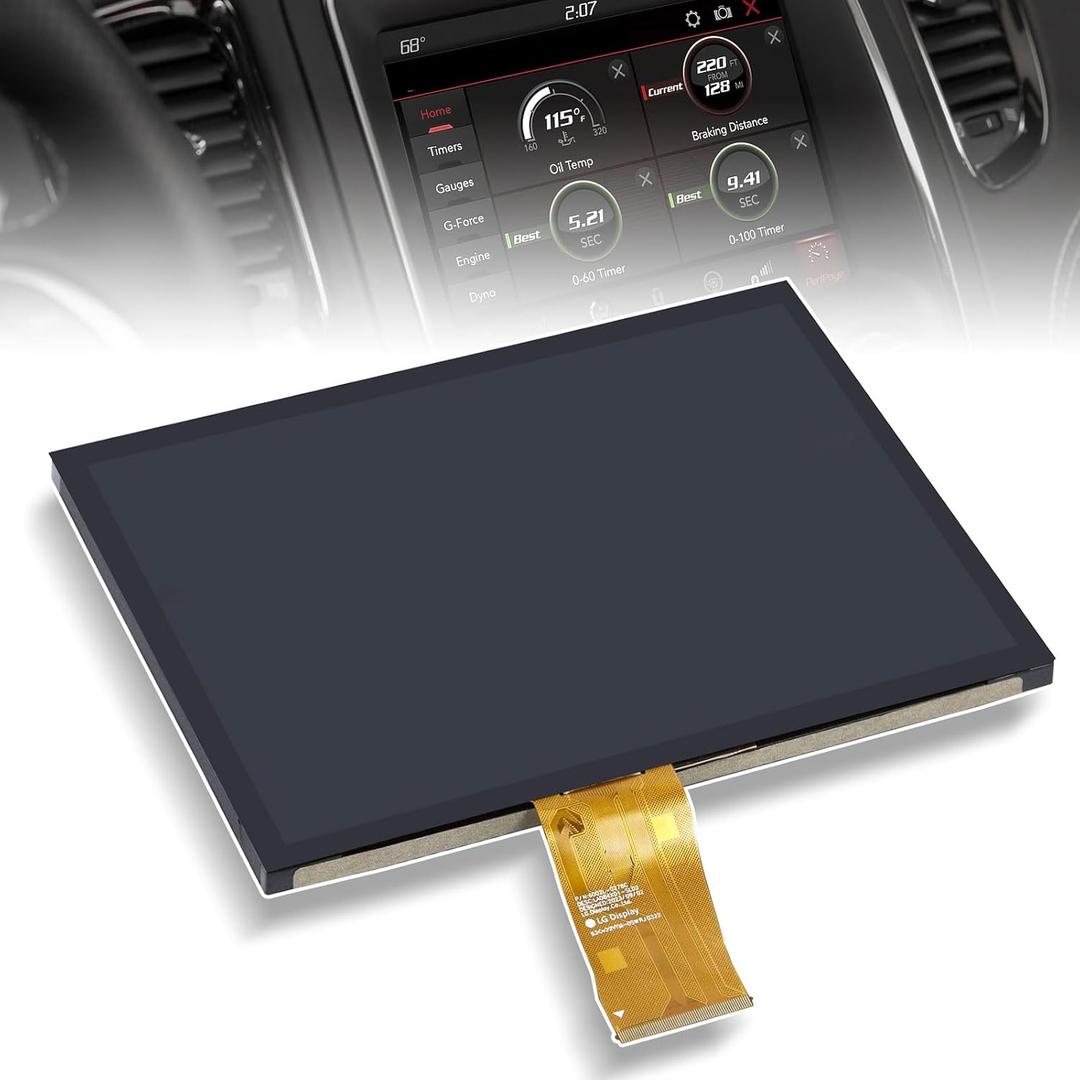 Uconnect 8.4" Screen 4C UAQ LCD Monitor Compatible with Dodge RAM Chrysler Gladiator Compass Wrangler Cherokee Challenger Durango 2017 2018 2019 2020 2021# LA084X01(SL)(02)
