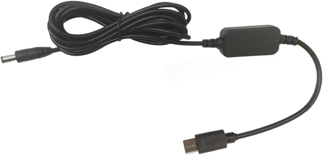 Baby car Camera USB Powered Adapter,Baby car Camera Cable(Type c) DC5521 to USB c 12V Cord Adapter(7FT) ONLY Support Cigarette Lighter Port,NOT Monitor and Camera(Type c 12V)