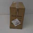 XUWAIDSGN 48 Pcs 7oz Plastic Vintage Wine Glasses Drinking Glasses Unbreakable Wedding Glassware Crystal Water Goblets Reusable Drinkware Vintage Champagne Flutes (48, Dark Green)