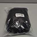 Women's Pullover Sweater Dress Long Lantern Sleeve Turtle Neck Cute Ribbed Knit Bodycon Mini Short Dress 2025 Fall (Medium, Black)