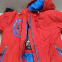 PHIBEE Big Boy's Waterproof Breathable Snowboard Ski Jacket (8, Red)