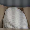Lotus Karen Queen Size Faux Fur Blanket - Cream White Big Bubble Rabbit Fluff, 90x90 Inches
