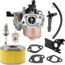 Carburetor for Coleman CT200U BT200 B200 Mini Bike KT196 CK196 Go Kart 196cc Predator 212cc 196cc 6.5hp Engine Carburetor for Honda GX160 GX200 Engine 17210-Z4M-821 Air Filter