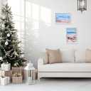 DLQuarts 18x24 Floating Picture Frame for 16x20/ 13x19/ 12x18/ 11x14 Photos, 2-Pack Solid Wood Double Plexiglass Wall Art Frames, Any Size Photo up to 18x24 Display, Soft White
