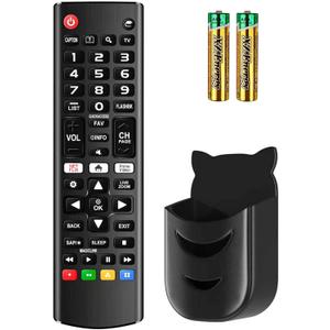 Rimous Remote Compatible with LG TV Remote Control (All Models) for All Smart TV LCD LED 3D AKB75375604 AKB75095307 AKB75675304 Remote Control for LG Remote Replacement with Holder & Battery