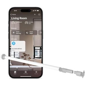 Eve MotionBlinds (Matter) Upgrade Kit for Roller Blinds  Motor to Upgrade existing Indoor Blinds, Open/Close Automatically, Control via Voice/app, Schedules & Scenes, Requires Thread Border Router