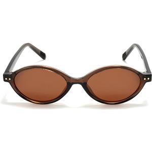 TIJN Olisa Retro Oval Sunglasses for Women Men,Polarized UV Protection Shades,Stylish Frame Sun Glasses,Trendy Sunnies