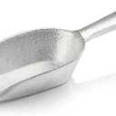New Star Foodservice 34622 Cast Aluminum Flat Bottom Utility Scoop, 1oz, Extra Small Size, Silver (Hand Wash Only)