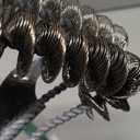 GRILLART Grill Brush for Outdoor Grill Bristle Free - Safe BBQ Grill Cleaner Brush - 18" BBQ Brush for Grill Cleaning Kit -Stainless Grill Cleaning Brush BBQ Grill Accessories Tools- Gifts for Men Dad (Silver)