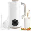 10-in-1 Nut Milk Maker Machine - 55oz Automatic Soy Milk Maker with 12 Blades | Homemade Almond Oat Coconut Juice Plant Based Milk Maker with Delay Start, Keep Warm, Self-Cleaning, Boil Water