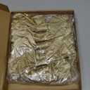 Bucherry 8 Pcs Large Black Glitter Christmas Bows Ornaments with Twist Tie 7x16 Inch Christmas Tree Bows Wreath Decorative Metallic Glitter Ribbon Bow for Xmas Party Decoration, Gift Wrapping