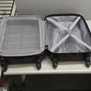 Samsonite Omni PC Hardside Expandable Luggage with Spinner Wheels, Black, Carry-On 20-Inch