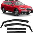 in-Channel Extra Durable Rain Guards for Subaru Outback 2020-2025, Window Deflectors, Vent Window Visors, 4 Pieces - 200673 (For Outback 20-25)