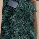 2-Pack 9FT Lighted Christmas Garland, Prelit Christmas Garland with Lights Battery Operated, Artificial Xmas Decorations Holiday Decor for Stairs Door Indoor Fireplace Garlands