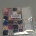 FANDAMEI Press on Nails, 24 Colors 576PCS Short Press on Nails, Cat Eye Nails Short Round. Glossy Glitter Nails Press On French Tip, Natural Fit Lightweight for Christmas Nail Art