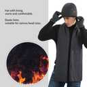 Winter thickened hat, scarf, and touchscreen gloves set for men and women, knit hat,suitable as a gift and for outdoor warmth (Brown)