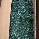 Artificial Boxwood Roll,48x120 in (40 sqft) UV-Anti Faux Ivy Boxwood Hedge Leaf Grass Wall for Patio Balcony Privacy, Garden, Backyard Greenery Wall Backdrop and Fence Decor