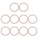 PATIKIL Silicone O-Ring 98mm OD 92mm ID 3mm Width, 20Pcs Metric VMQ Sealing Gasket Replacement for Plumbing Compressor Valves Repair, Red
