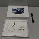 Transparent Case with Keyboard for iPad 11th Gen 11 Inch.(A16, 2025) & 2022 iPad 10th Gen 10.9 Inch,7-Color Backlit,Wireless Keyboard, 360Rotating,with trackpad,Pencil Holder,with Shortcuts,White