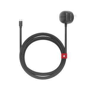 Twelve South PowerCord All-in-One 30W USB-C Fast Charger with US 4 ft Charging Cable + Wall Adapter Block for USB-C PD 3.0 for iPhone, iPad, Samsung, MacBook Air, and More, Slate