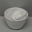 Plant Pots 12/10/9 Inch Self Watering Pots, Set of 3 Plastic Planters with Drainage Holes and Saucers,Plastic Flower Pots,Nursery Planting Pot for Indoor Out Door Plants(Pure White)