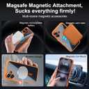2 x for iPhone 16 Plus case Orange, Compatible with magsafe, Military Grade Protection, Shock Resistant Slim Magnetic Case, Fingerprint Resistant, Lens Full Cover for iPhone 16 Plus (6.7")