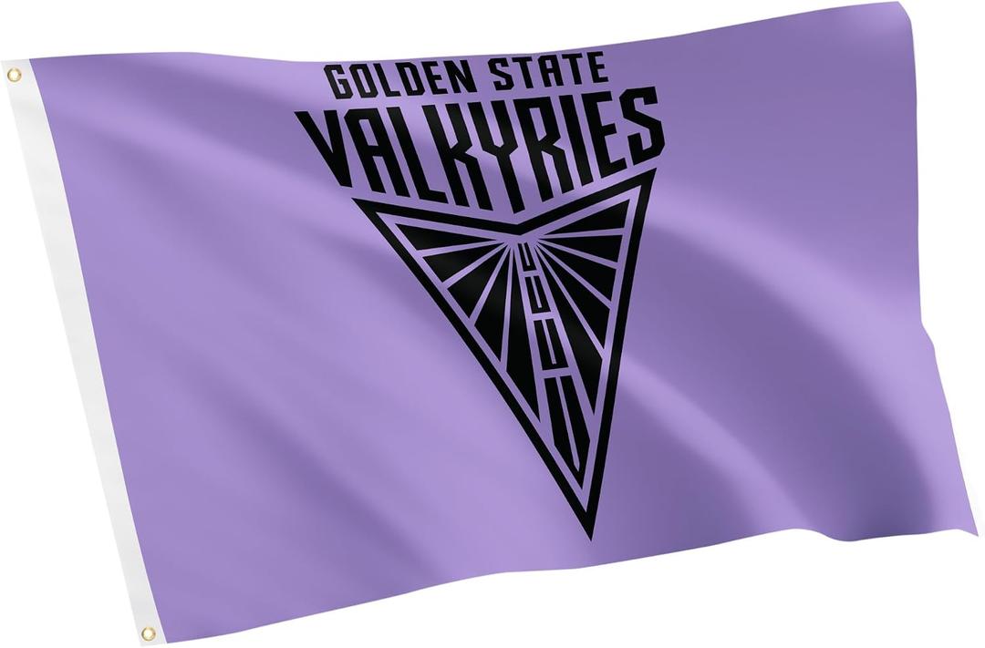 Desert Cactus Golden State Valkyries Flag Team WNBA 100% Polyester Indoor Outdoor 3x5 feet Flag (Design B)