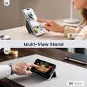 MEKO for MagSafe Wallet with Stand, RFID Blocking MagSafe Wallet for iPhoneLightweight Magnetic Phone Credit Card HolderHold 4 CardsCompatible iPhone 17/16/15/14/13/12 Series